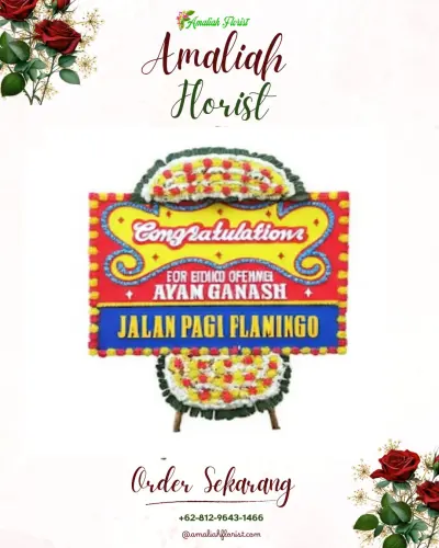 Bunga Papan Congratulation di Jatisawit Lor